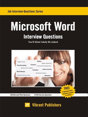 cover image of Microsoft Word Interview Questions You'll Most Likely Be Asked